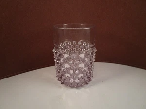 Bicchiere vintage EAPG Canton goccia di rugiada piano cottura vetro trasparente - Foto 1 di 9