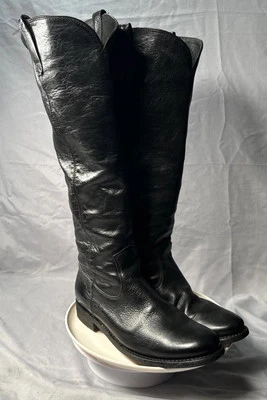 Dolce Vita Botas Mujer 7.5 Cuero Negro Hasta la Rodilla Clásico Vaquera Ropa de Trabajo Foto 1 de 4