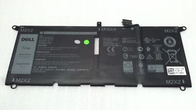 Genuine Dell Battery DXGH8 for XPS 13 9370 9380 Inspiron 5390 5391 7490 52Wh - Image 1 of 3
