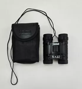 Bushnell Binoculars 8 X 21 378 ft at 1000 Yard Compact Design With Case - Picture 1 of 7