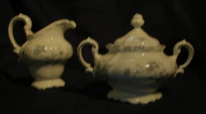 Johann Haviland - Blaue Girlande - Milchkännchen und Zuckerdose Set - Bavaria, Germany - Bild 1 von 5