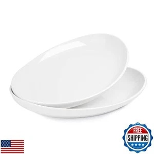 Sweese Oval Serving Platters, 14.5 Inch White Porcelain Serving Platters for - Picture 1 of 5