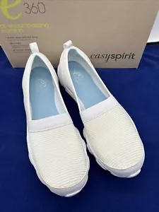 Easy Spirit 360 Reel Fun White Slip On Sneaker Comfort Sz 9 M NIB - Picture 1 of 15