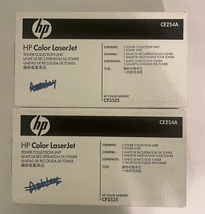 *Lot Of 2* NEW Genuine HP CE254A (504A) Toner Bottle Collection Units -SEALED - Picture 1 of 5