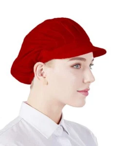 3pcs Unisex Chef Hat Elastic Chef Cap Kitchen Baking Cooking Hat for Men Wome... - Picture 1 of 6