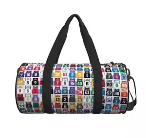 New Men Women Basketball Legends Large Capacity Duffel Bag Luggage White Travel - Picture 1 of 7