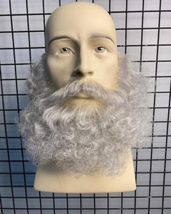 Realistic Fake Beard and Moustache Set. Human Hair, hand knotted for Film. - Picture 1 of 3