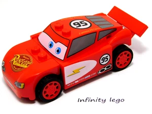 LEGO Red 2011 Cars Lightning McQueen - Rust-eze Hood Disney Pixar - Picture 1 of 4
