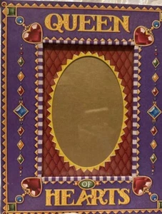 MARY ENGELBREIT QUEEN OF HEARTS PHOTO FRAME Lavendar, Hearts Jewels - Picture 1 of 5