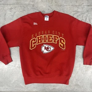 Vintage 90s Kansas City Chiefs Pro Player Crewneck 1996 NFL Taylor Swift Size L - Picture 1 of 5
