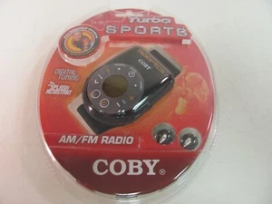 New Coby Portable AM FM Digital Tuning Radio Arm Band Splash Resistant CX-96 - Picture 1 of 6