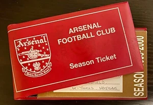1999 / 2000 Thierry Henry 1st Arsenal Season Pass Ticket France - Picture 1 of 11
