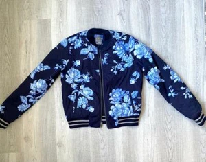 Gap Floral Bomber Jacket Women's Size XS - Picture 1 of 8