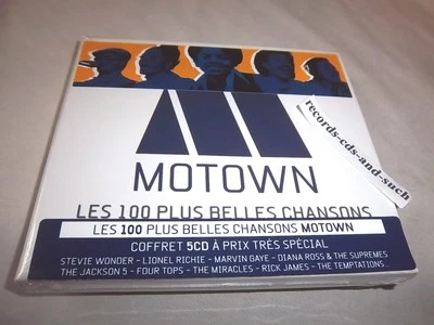MOTOWN-100 BEST SONGS-MARVIN GAYE/MICHAEL JACKSON/4 TOPS...5 Discs NEW SEALED CD - Image 1 of 2