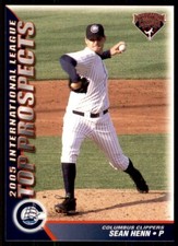 2005 Choice International League Sean Henn Columbus Clippers #15