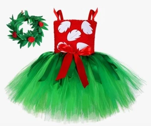 Disney Lilo & Stitch Lilo Halloween Costume Dress with Headpiece Girls Child 6-8 - Picture 1 of 6
