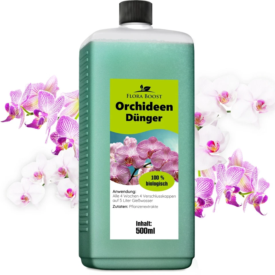 Orchideen Dünger Flora Boost Flüssigdünger für Orchideen 500 ml