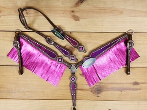 Headstall & Breast Collar Tack Set for Horse - Picture 1 of 24