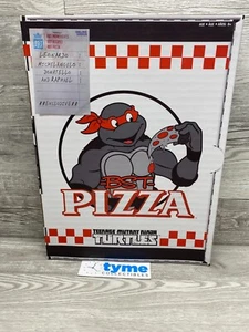 NECA Teenage Mutant Ninja Turtles TMNT Pizza Box BST AXN Figure 4-Pack 2021 B&W - Picture 1 of 4