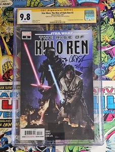 STAR WARS RISE OF KYLO REN #3 SS CGC 9.8 Marvel Comics Signed By Sliney & Soule - Picture 1 of 2