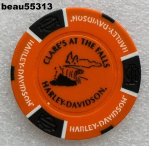 ⭐CHIP DE PÓQUER HARLEY "CLARES AT THE FALLS" NIAGARA FALLS ONTARIO CANADA DISTRIBUIDOR - Imagen 1 de 2