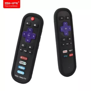 Dustproof Silicone Case For Roku TCL Smart TV Roku Streaming Media Player Remote - Picture 1 of 17