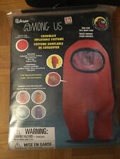 Toikido Among Us Crewmate Inflatable Costume for Kids Red One Size Fits Most