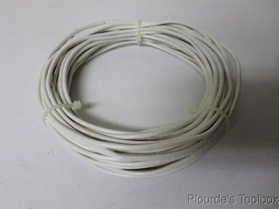 Cable de control Coleman nuevo de aproximadamente 35 pies, 16 AWG, 600 V, blanco, 41102 Foto 1 de 4