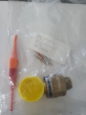 Mil spec connector MS27488-20-1 w/ pins LP-597808-355 - Image 1 of 4
