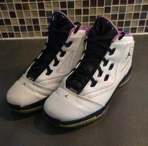 2009 Nike Air Jordan XV1.5 White Purple 375388-103 Size Kids 5Y Women 7 - Picture 1 of 9