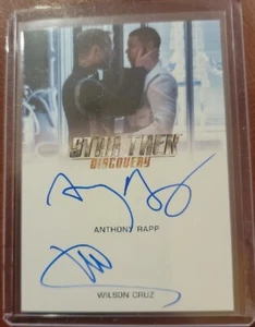 Star Trek Discovery - Staffel 1 - Anthony Rapp & Wilson Cruz Doppelautogramm - Bild 1 von 2