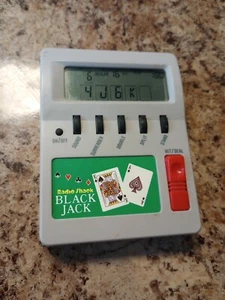 Vintage Radio Shack Game LCD Handheld Electronic Black Jack Mini Works Great! - Picture 1 of 2