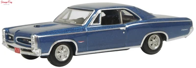 Oxford diecast 87pg66001 - 1/87 Pontiac GTO 1966 AZUL FUENTE Foto 1 de 4