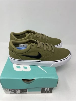 Nike SB Chron 2 Lona Peregrino Verde Oliva Zapatos Talla Para Hombre 5 Para Mujer 6.5 Foto 1 de 4