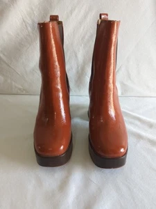 Brown, Circus NY By Sam  Edelman, Stace Square Toe Chelsea Boots, Size8  1/2 - Picture 1 of 20