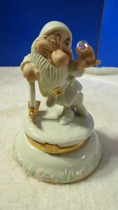Lenox Treasures Disney Snow White and Seven Dwarfs GRUMPY Figure Trinket Box - Picture 1 of 5