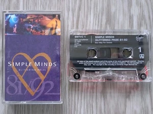 Simple Minds - Glittering Prize Cassette Album Audio Tape 1992 - Picture 1 of 4