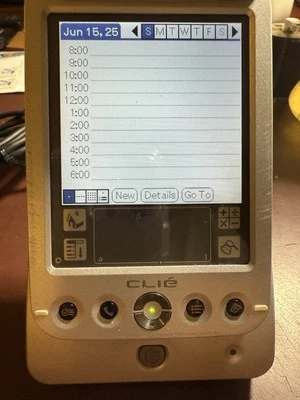 Sony Clie PEG-SJ33/U Handheld 16MB Memory 16-Bit Color MP3 Player. Tested - Image 1 of 4