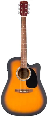 Fender FA Series Dreadnought Acoustic-Electric Guitar - 2-Color Sunburst - Image 1 of 4