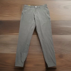 Pantaloni Macade Golf Jogger Uomo 32x30 Grigio Slim Fit Conici Zip Caviglia Performance - Foto 1 di 6