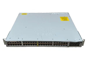 Cisco Catalyst C9300-48 UPOE, 48x, UPOE + C9300-NM-8X - UNGEPRÜFT! ⚡BLITZBEREIT⚡ - Afbeelding 1 van 10