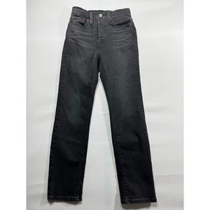Levi's Damen Wedgie Straight Button Fly grau Denim Jeans-Größe 25 x 27,5 - Bild 1 von 7