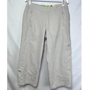 Pantalones Cortos Title Nine Caqui Pierna Ancha - Para Mujer Talla 8 Atletismo Playa Vacaciones - Imagen 1 de 9