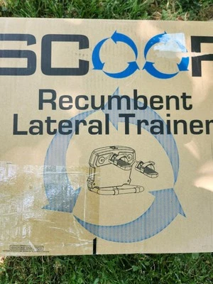 SCOOP LATERAL TRAINER RECUMBENT LATERAL TRAINER UNDERDESK PORTABLE BLACK - NIB - Image 1 of 4