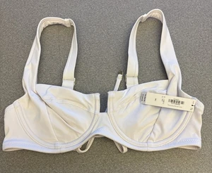 Victoria Secret, Essential Full-Coverage Bikini Top. 36C. White. NWT - Picture 1 of 5