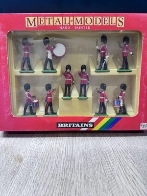 Grã-Bretanha: conjunto na caixa 7206 - Scots Guards tambores e cornetas. Na caixa - Imagem 1 de 2