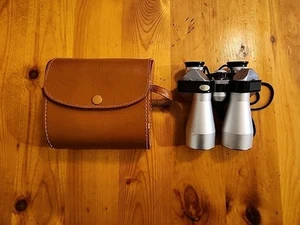 VTG Zenith Coated Optics 10x40 Wide Angle 7.5° Silver Binoculars case Japan RARE - Picture 1 of 8