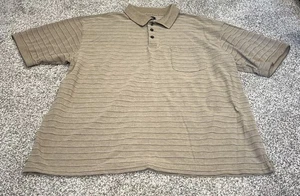 Polo a rayas Van Heusen talla 2XLT para hombre - Imagen 1 de 2