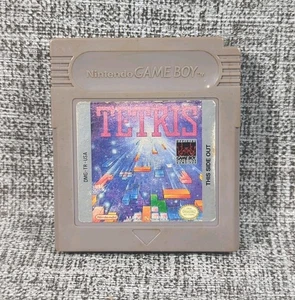 Tetris (Nintendo Game Boy, 1989) Nur Cartridge Getestet Funktioniert Faded Label - Bild 1 von 4