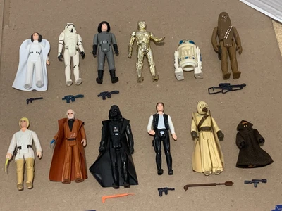 Star Wars 1977 Primeras 12 Figuras Kenner COMPLETAS Accesorios Originales SIN REPROs Foto 1 de 4